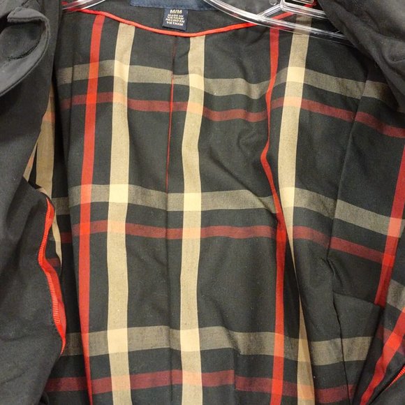 PENDLETON Women Waterproof Trench Coat Jacket W/ Belt A42--Black - Picture 11 of 11